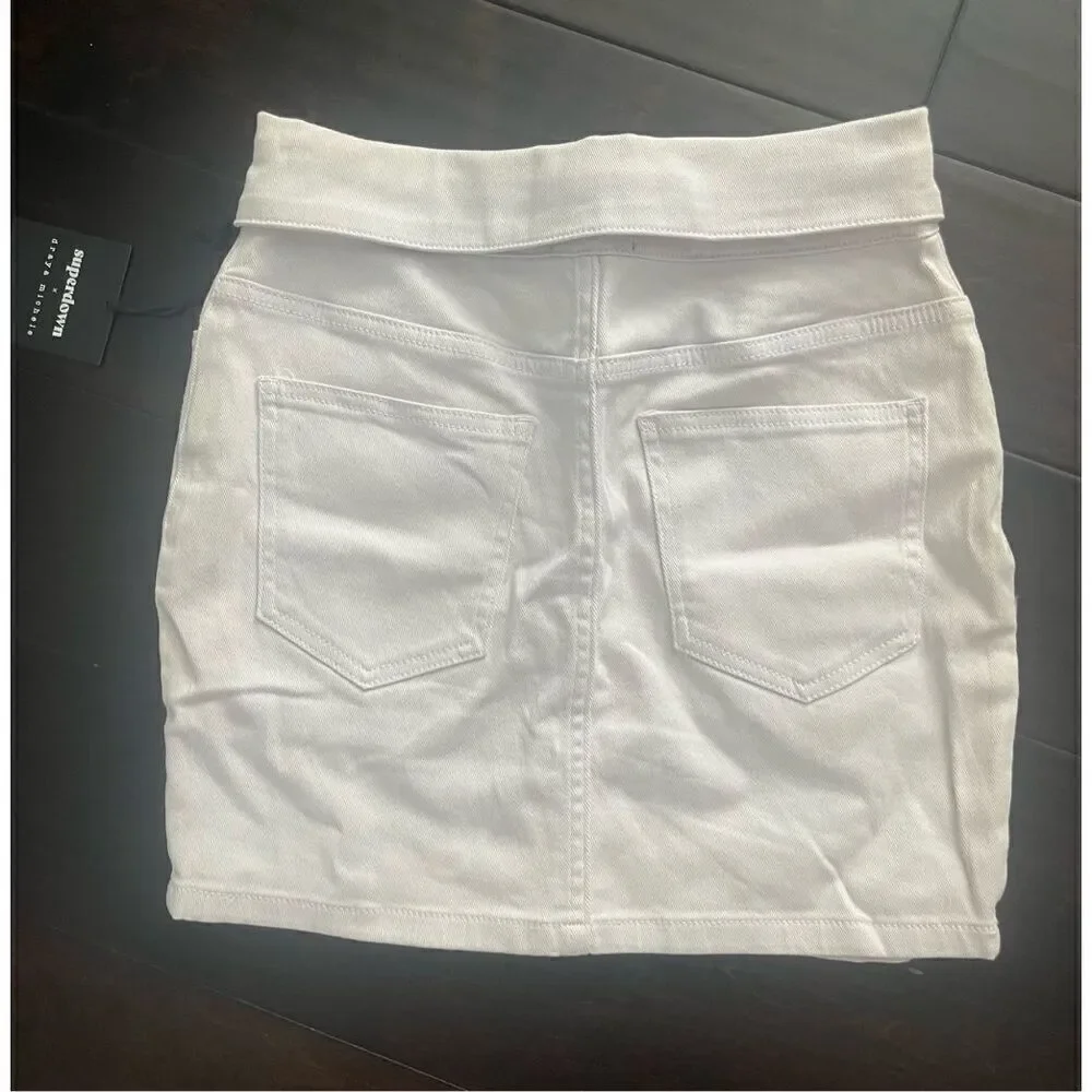 Superdown x Draya Michelle Solare Denim Mini Skirt NEW NWT